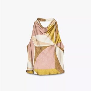 Multicolor Abstract Women's top